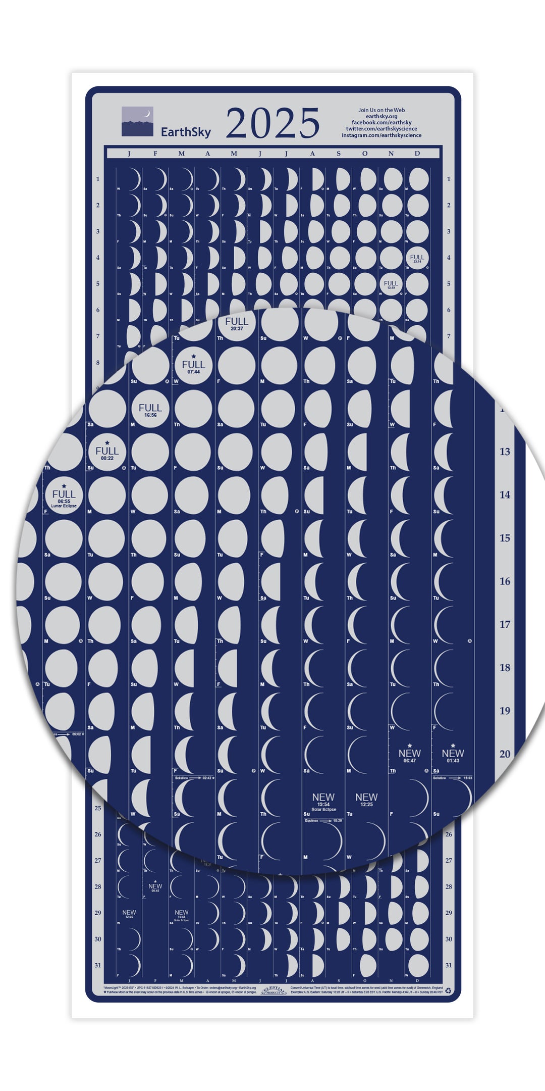 2025 EarthSky Lunar Calendar – The EarthSky Store