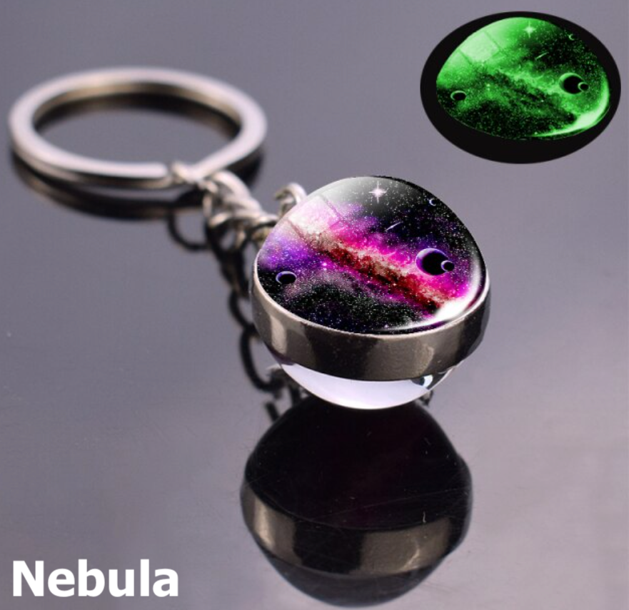 Nullscape Keychains Glow in the Dark Space Keychains – The EarthSky Store